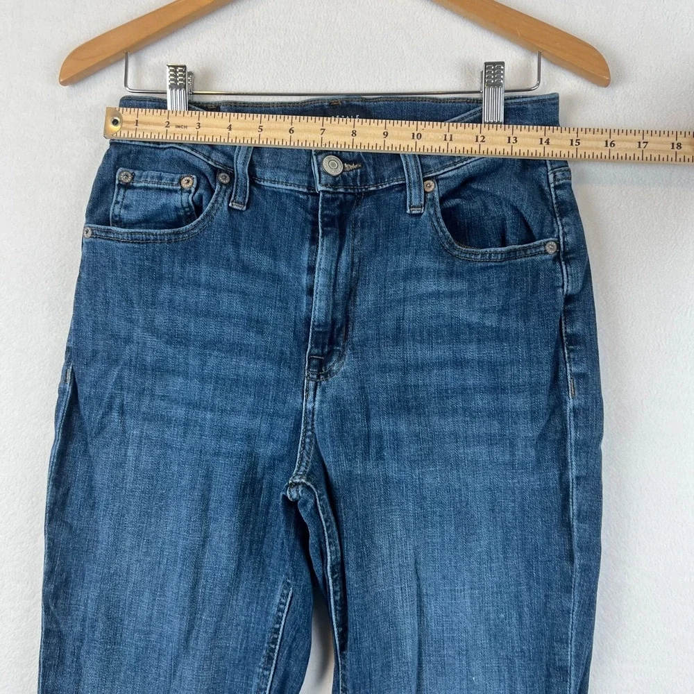 Aeropostale High Rise‎ Flare Jeans Dark Wash Denim Comfort Stretch Size 10